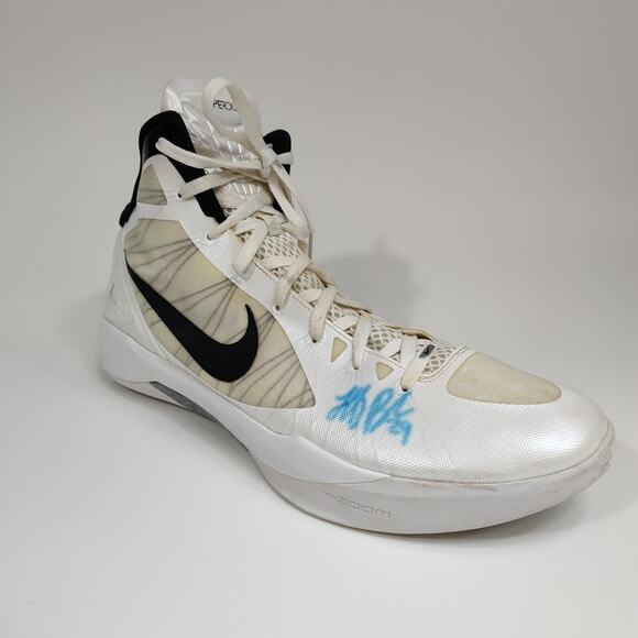 Jeff Ayres Auto/Signed Indiana Pacers Right‎ Foot Basketball Nike Shoe Autograph - Picture 1 of 11